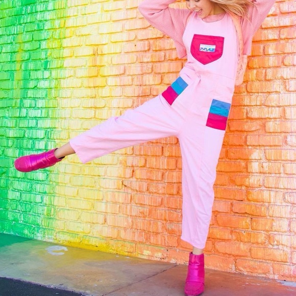 NWOT Mokuyobi Snap Tank Jumper in Berry - Picture 1 of 5